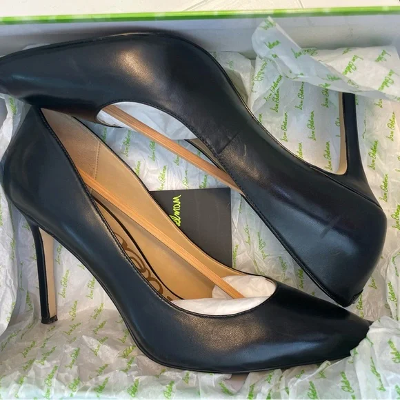 Sam Edelman Black Stiletto Heels Classic Pumps - Picture 6 of 9